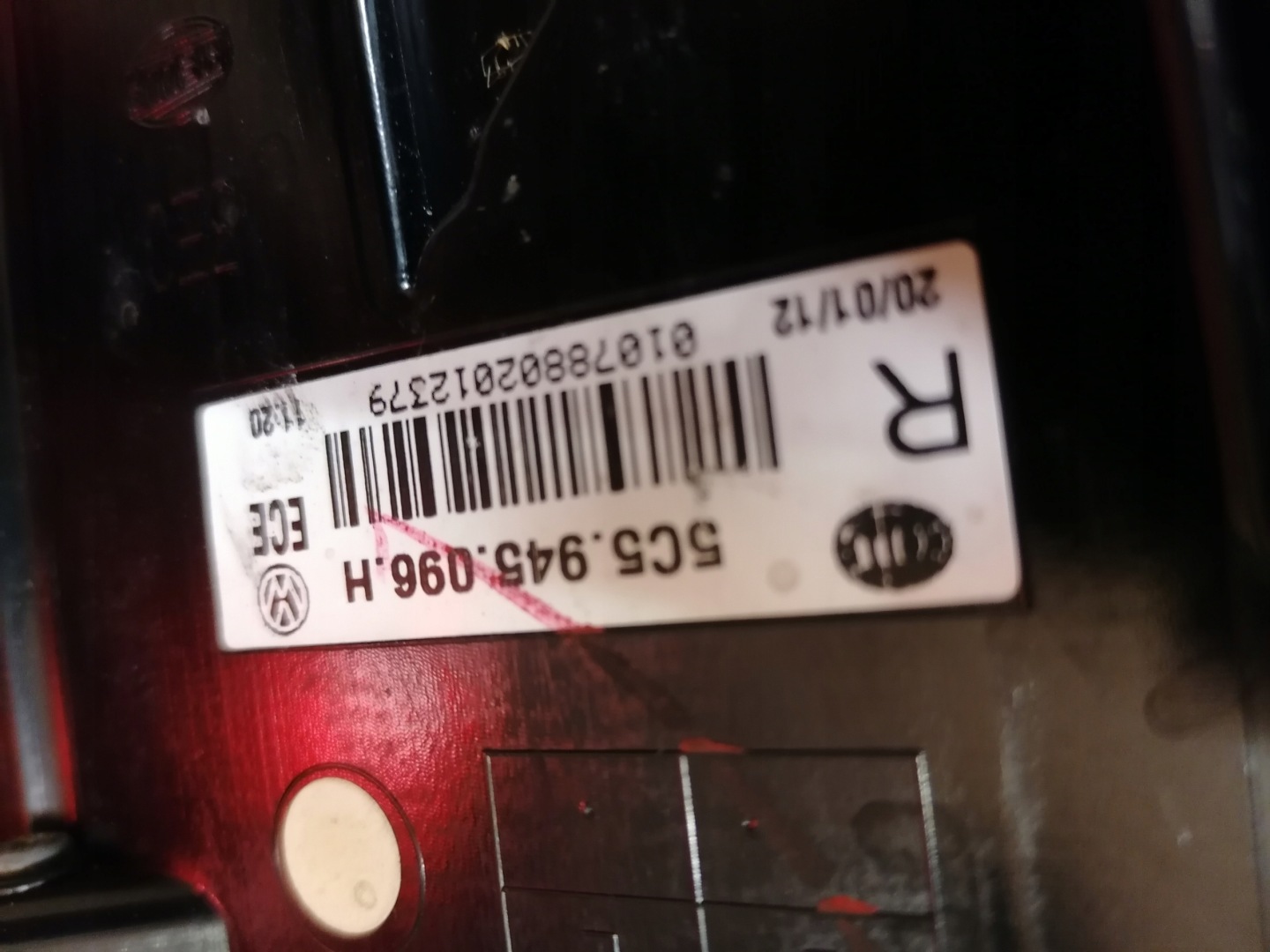 VW Beetle Rückleuchte 5C5945095H Rearlamp - Thumbnail 6