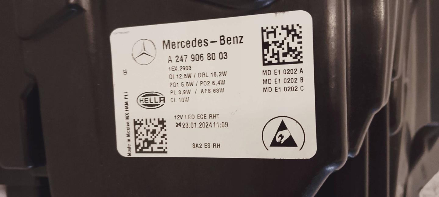 Frontscheinwerfer Mercedes-Benz GLB W247 A2479068003 Multibeam LED Links Headlight - Thumbnail 7