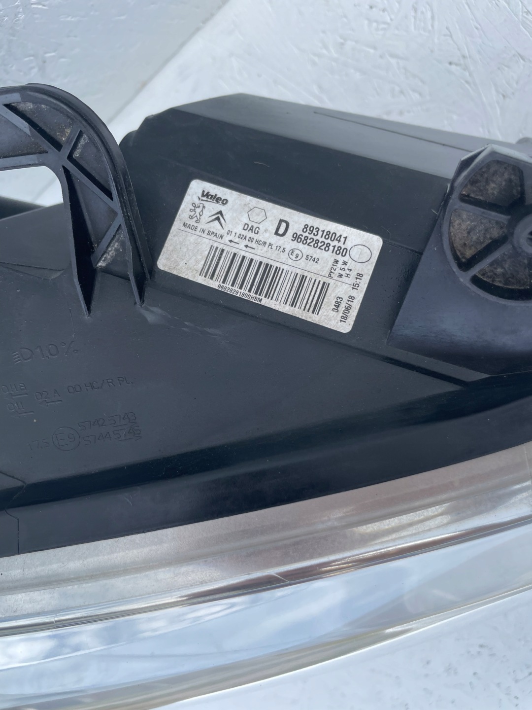 Frontscheinwerfer Citroen Berlingo I 893180318 LED Links Scheinwerfer Headlight - Thumbnail 6