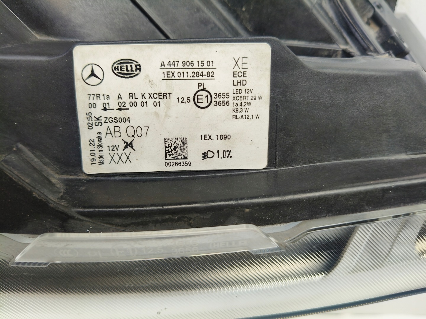 Frontscheinwerfer Mercedes-Benz Vito W447 A4479061501 ILS Rechts Headlight - Thumbnail 9