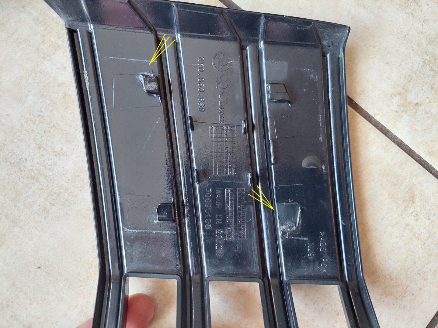 Skoda Superb 3U Kühlergrill FRONTGRILL Kühlergitter 3V0853653J - Thumbnail 12