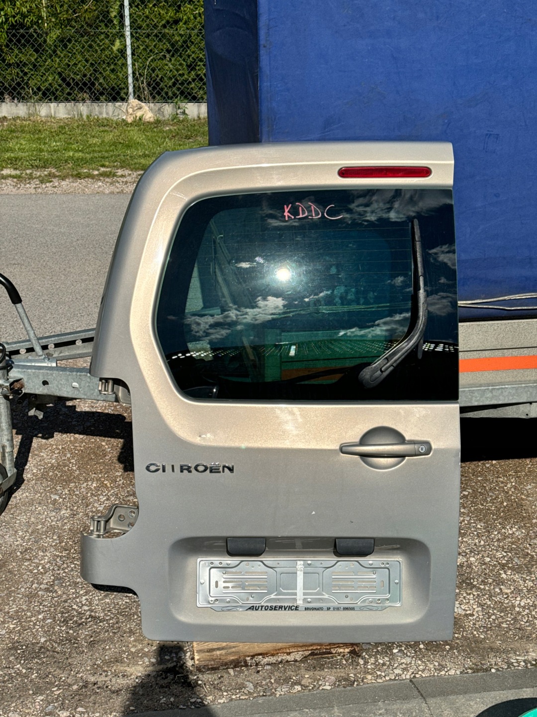 Citroen Berlingo I Tür Hinten Links Door Porta Porte - Thumbnail 1