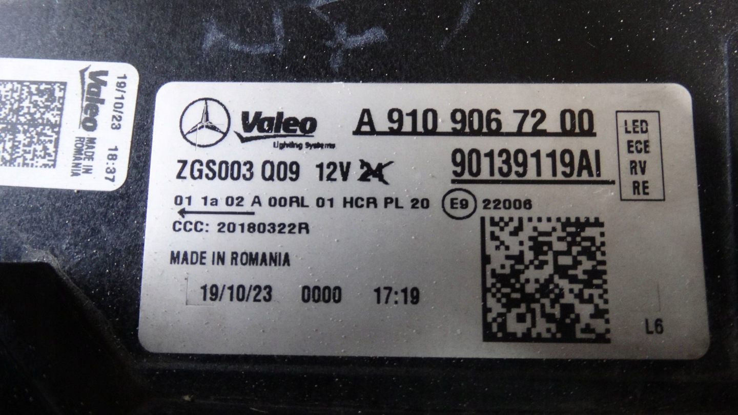 Frontscheinwerfer Mercedes-Benz Sprinter W910 A9109067200 LED Rechts Headlight - Thumbnail 9