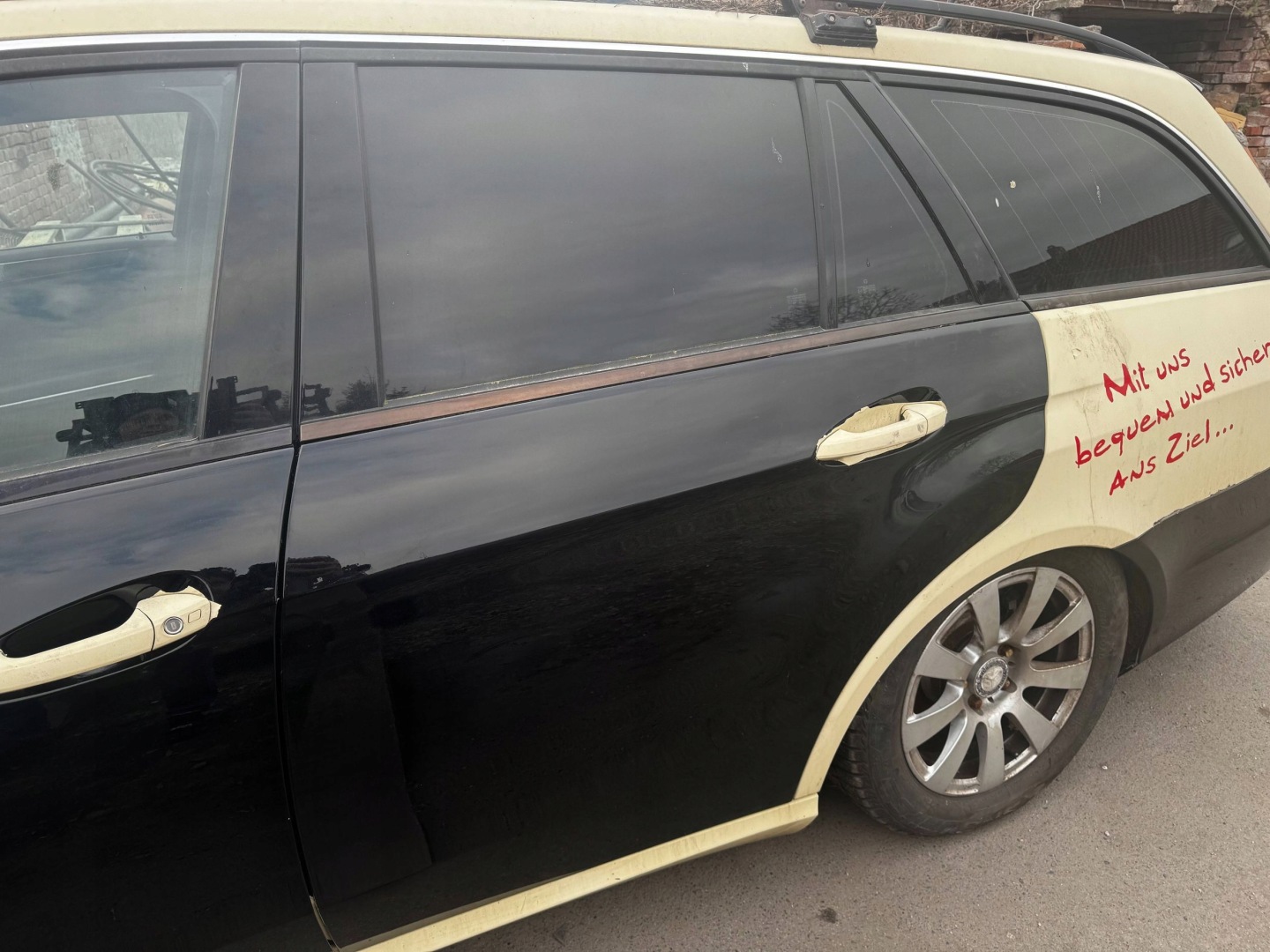 Mercedes-Benz E-Klasse W212 Tür Hinten Links Kombi Door Porta Porte - Image 1