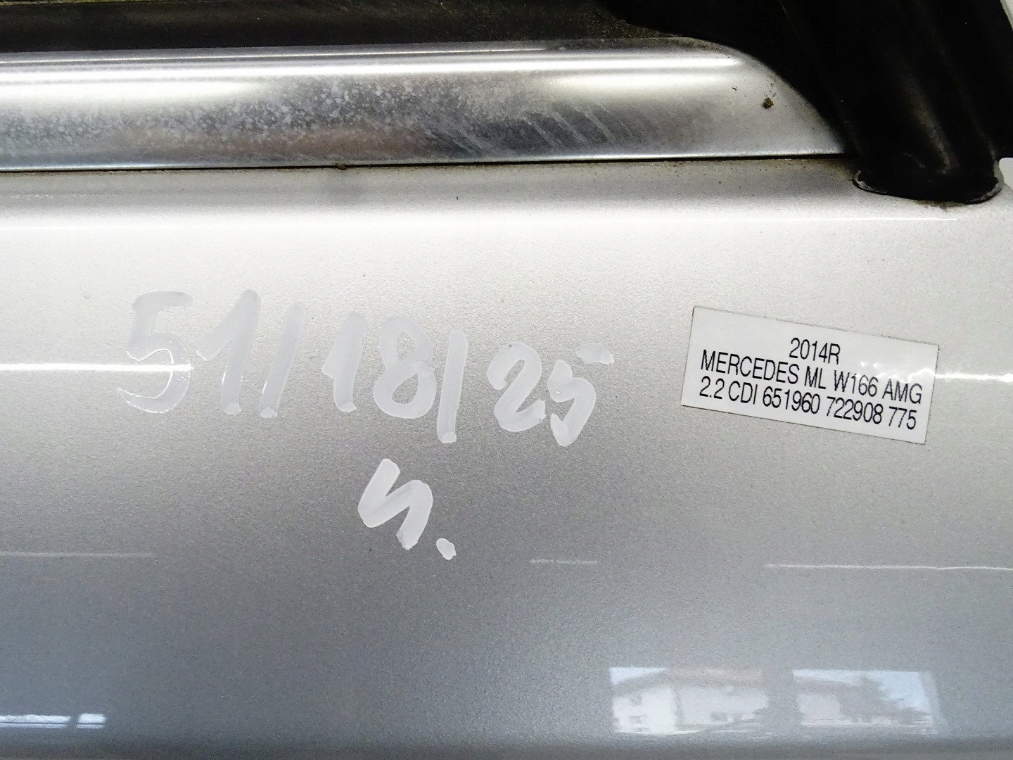 Mercedes-Benz GLE W166 Tür Hinten Links SUV Door Porta Porte - Thumbnail 11
