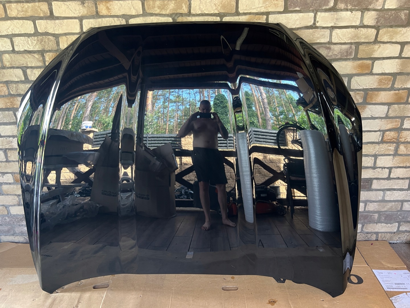 Motorhaube Jaguar F-Pace X761 Bonnet M8A219H237AA Hood - Thumbnail 1