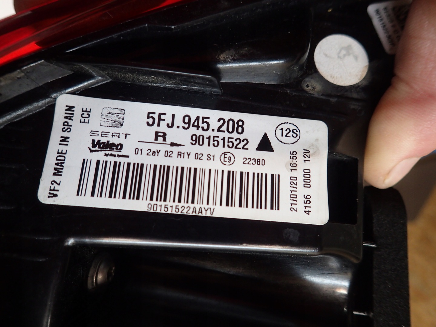 SEAT Tarraco Leon IV 5F Rückleuchte 5FJ945208 Rearlamp - Thumbnail 2