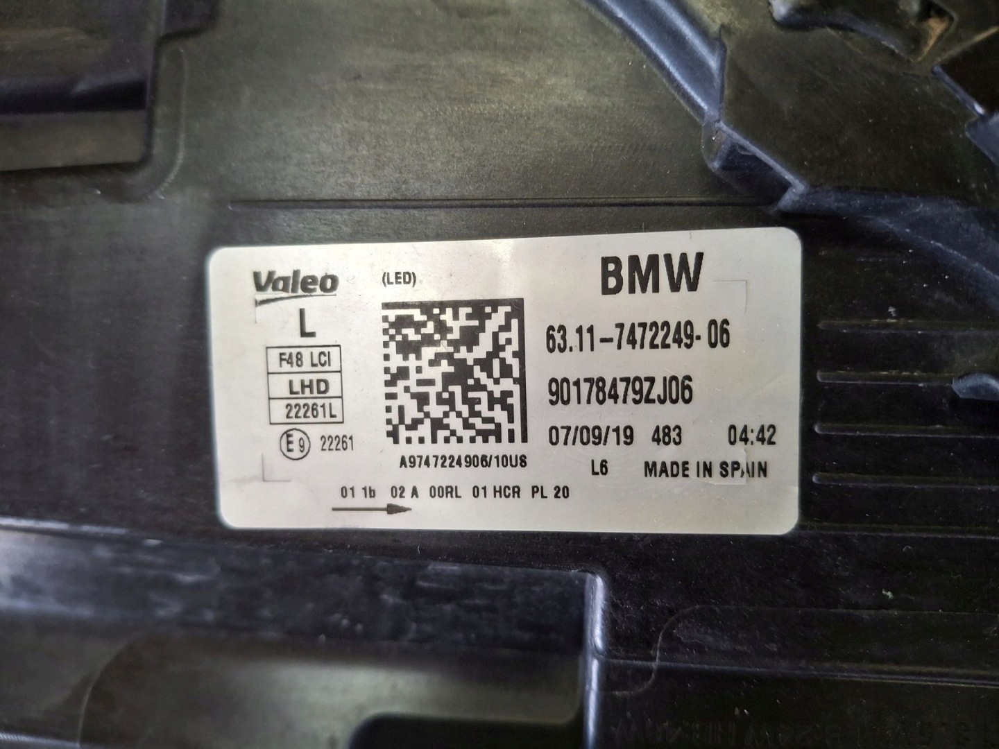Frontscheinwerfer BMW X1 F48 7472249 Facelift LED Links Scheinwerfer Headlight - Thumbnail 6