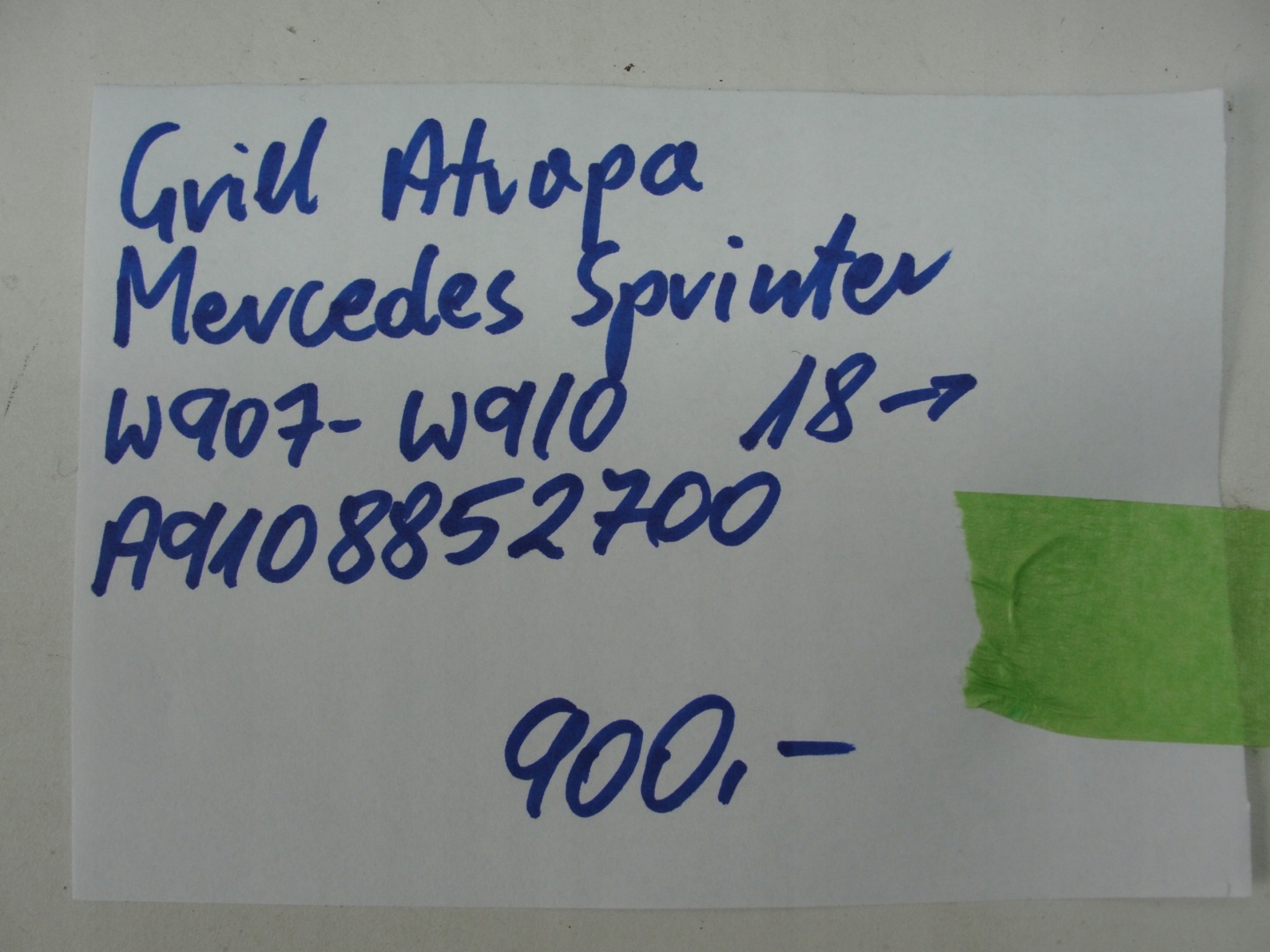 Mercedes-Benz Sprinter W910 Kühlergrill FRONTGRILL Kühlergitter A9108852700 - Thumbnail 11