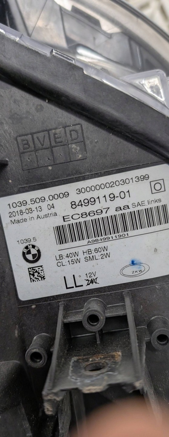 Frontscheinwerfer BMW 5 G31 8499119 LED Links Scheinwerfer Headlight - Thumbnail 11