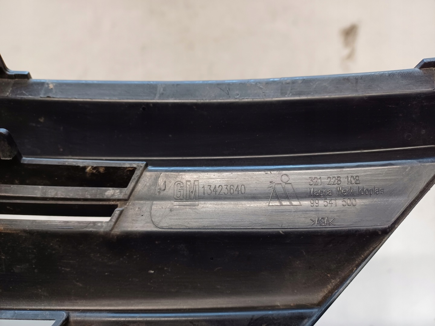 Opel Astra Kühlergrill FRONTGRILL Kühlergitter 13423640 - Thumbnail 7
