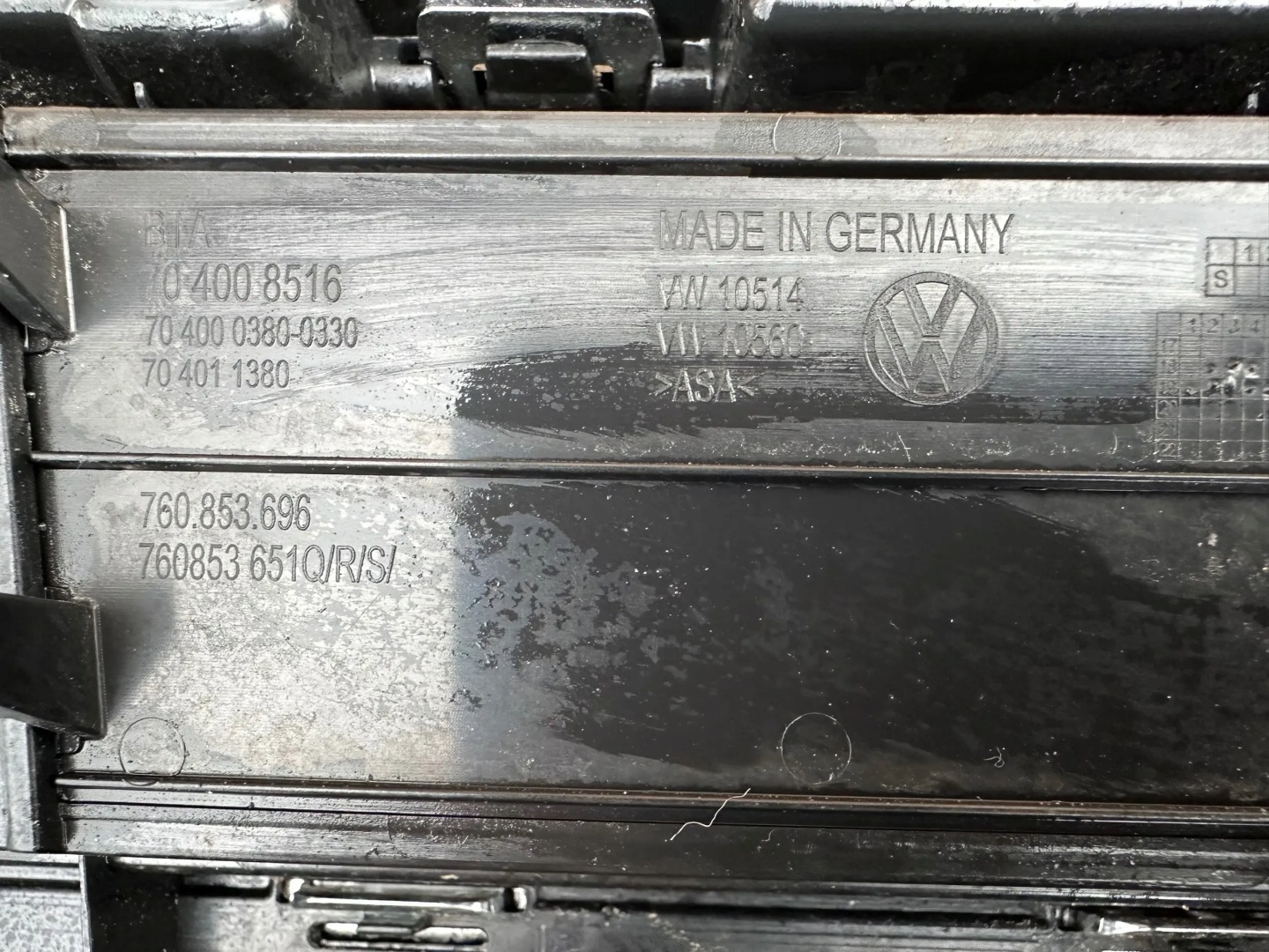 VW Touareg I Kühlergrill FRONTGRILL Kühlergitter 760853651 - Thumbnail 9