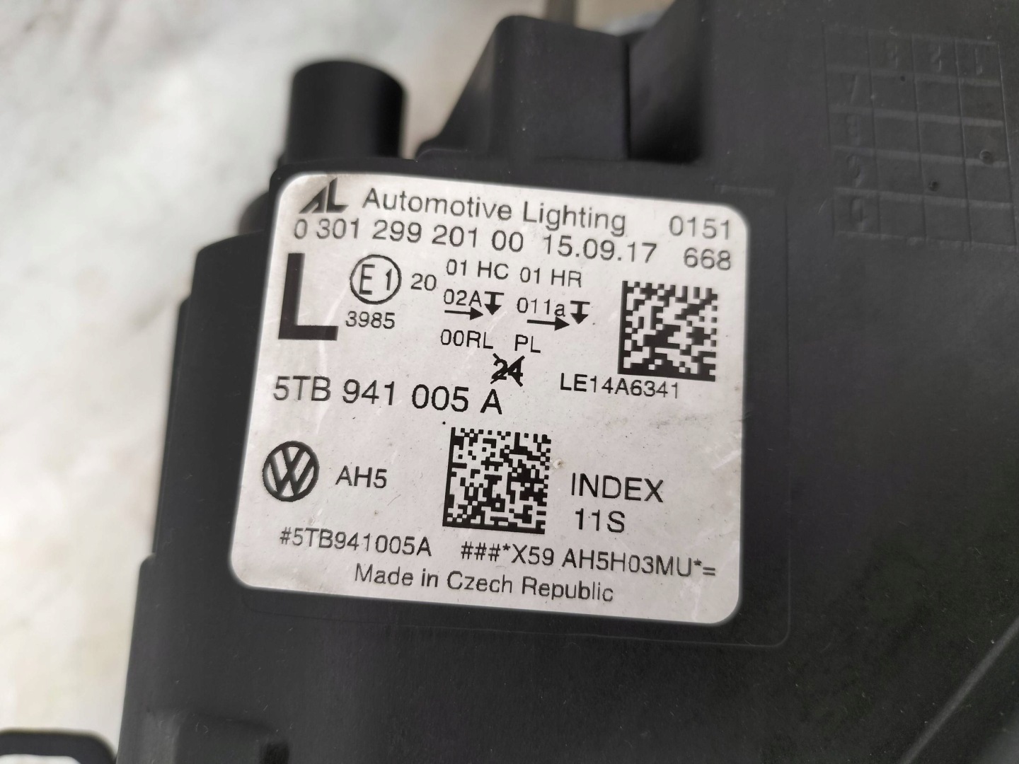 Frontscheinwerfer VW Touran I 5TB941005A LED Links Scheinwerfer Headlight - Thumbnail 11