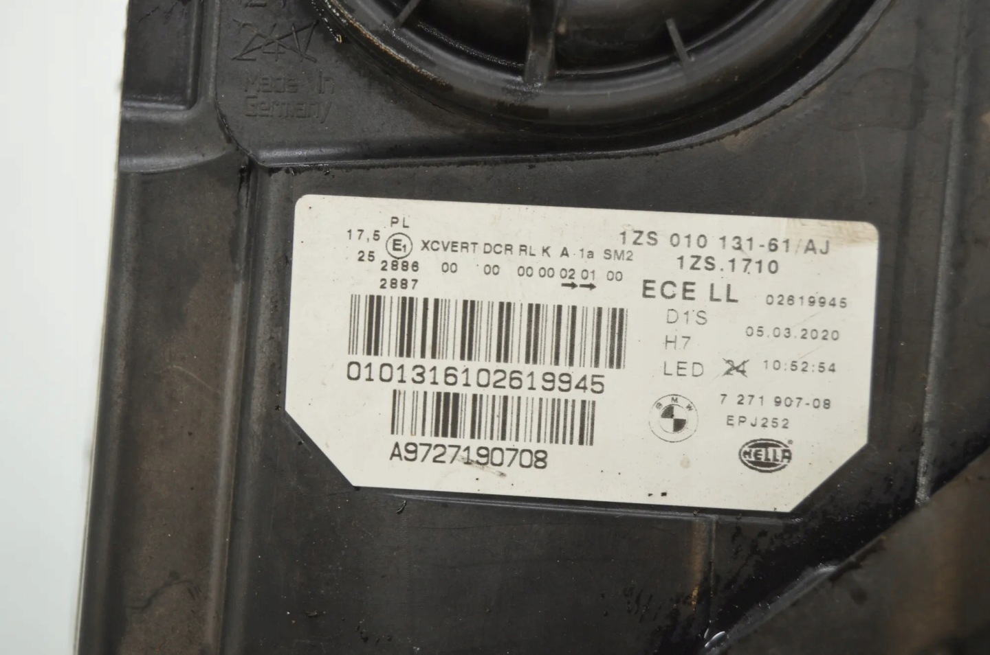 Frontscheinwerfer BMW 5 F11 7271907 Xenon Links Scheinwerfer Headlight - Thumbnail 10