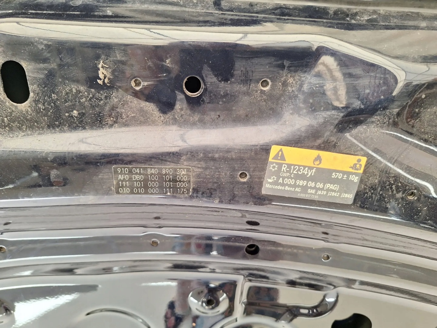 Motorhaube Mercedes-Benz C-Klasse W206 Bonnet Hood - Thumbnail 6