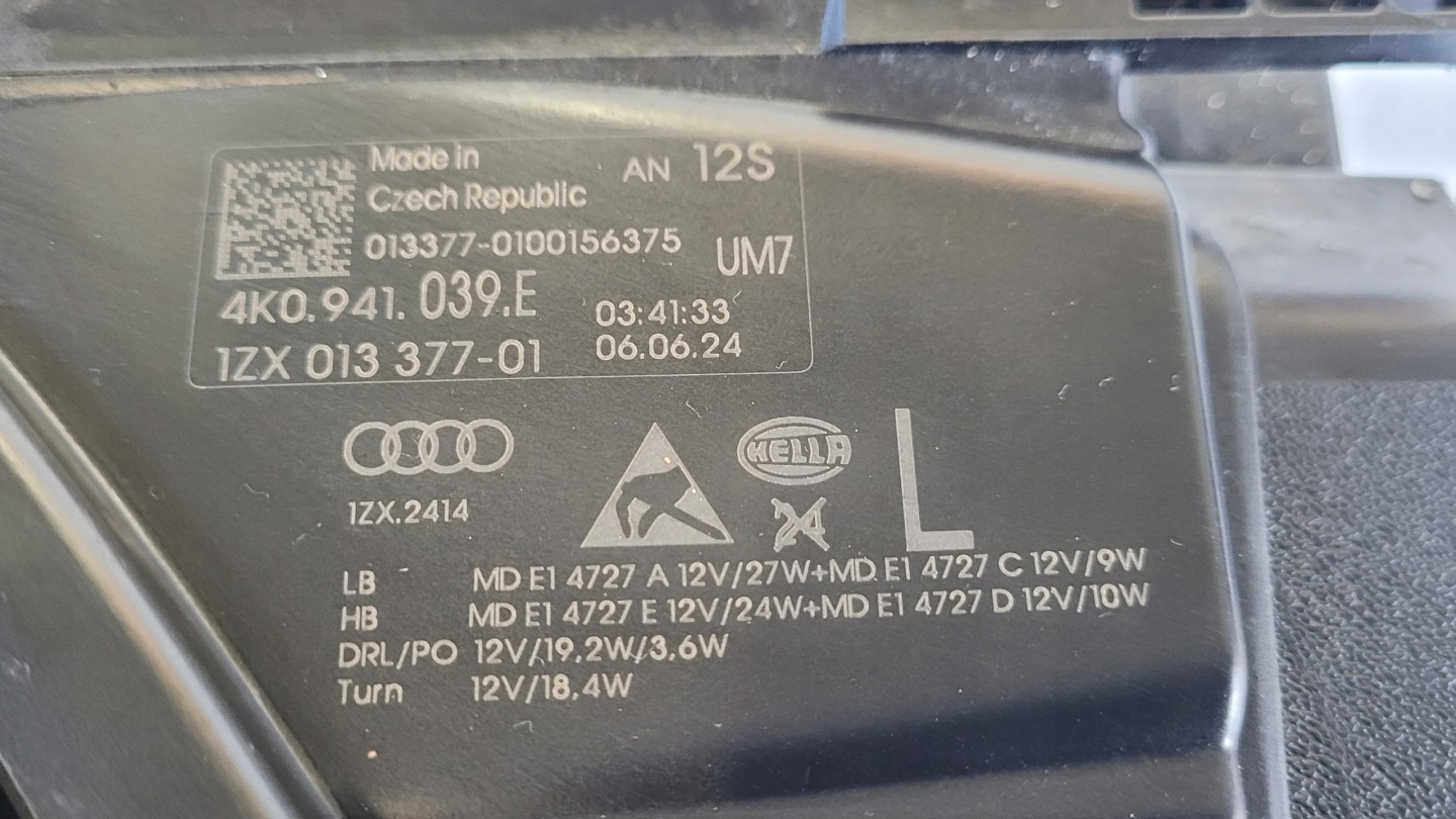 Frontscheinwerfer Audi A6 4K0941039E LED Links Scheinwerfer Headlight - Thumbnail 7