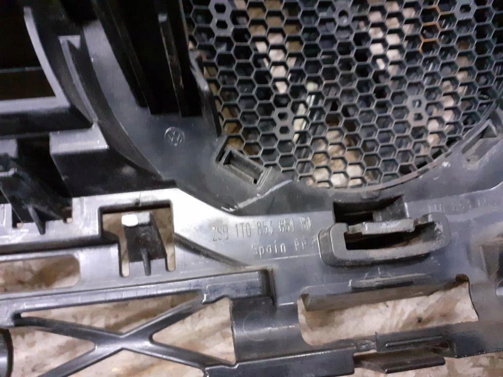 VW Caddy Kühlergrill FRONTGRILL Kühlergitter 1T0853651BQ - Thumbnail 7