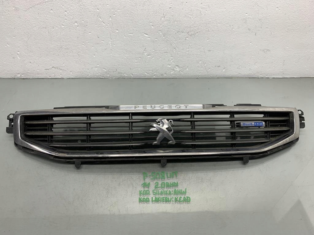 Peugeot 508 F Kühlergrill FRONTGRILL Kühlergitter 9807631077 - Thumbnail 1