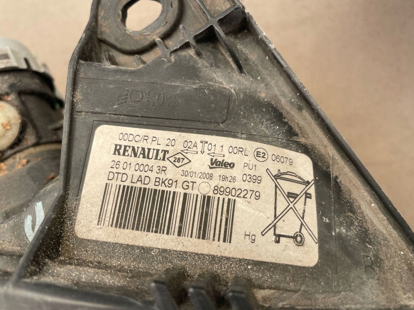 Frontscheinwerfer Renault Laguna ScĂ©nic I JA 260100043R LED Links Headlight - Thumbnail 9