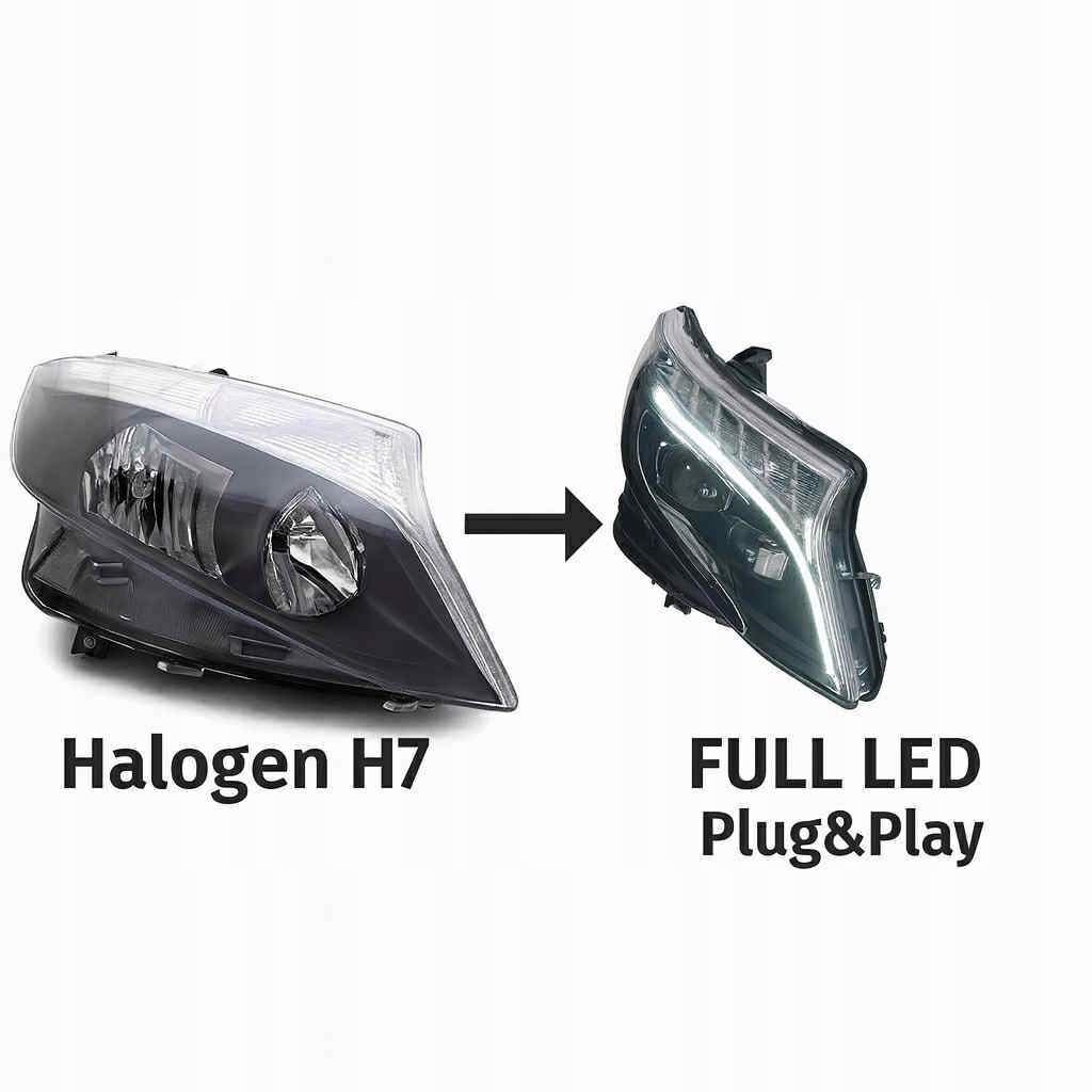 Frontscheinwerfer Mercedes-Benz Vito W447 LED Links Scheinwerfer Headlight - Thumbnail 1