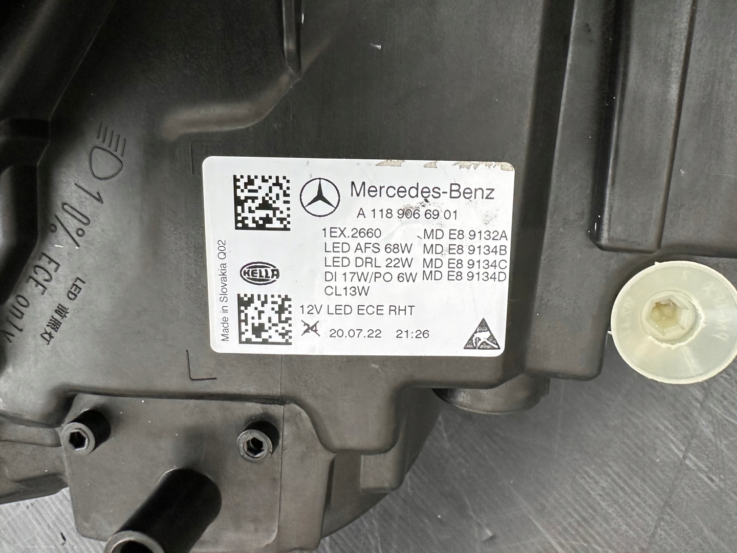 Frontscheinwerfer Mercedes-Benz CLA C118 A1189066901 Multibeam LED Links Headlight - Thumbnail 7