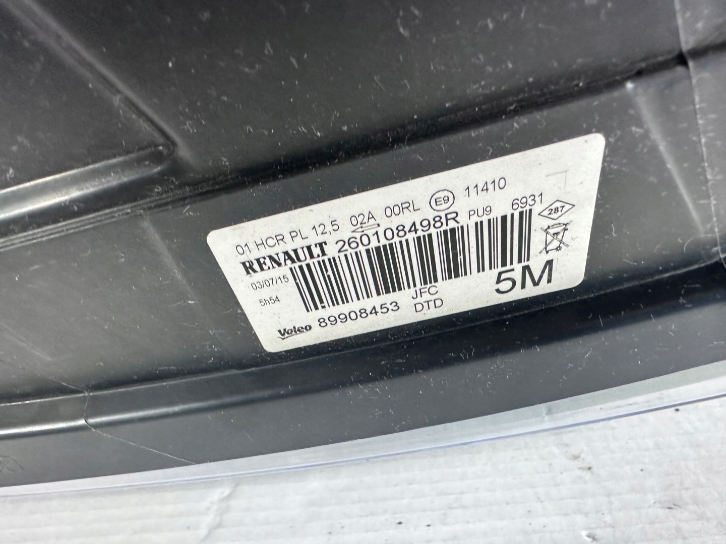 Frontscheinwerfer Renault Espace RHN 260108498R LED Links Scheinwerfer Headlight - Thumbnail 10