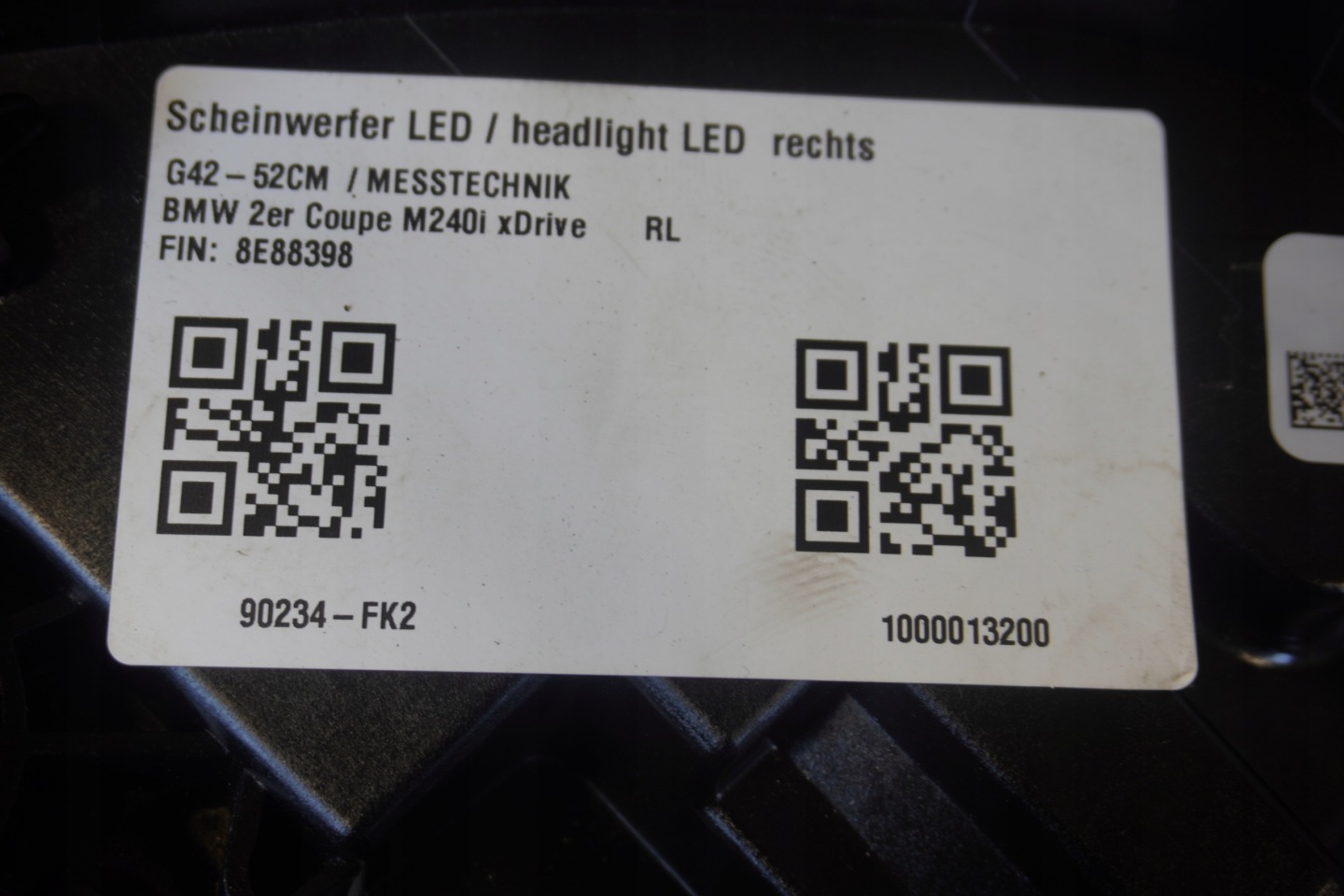 Frontscheinwerfer BMW 2 G42 5A320E8 LED Links Scheinwerfer Headlight - Thumbnail 8