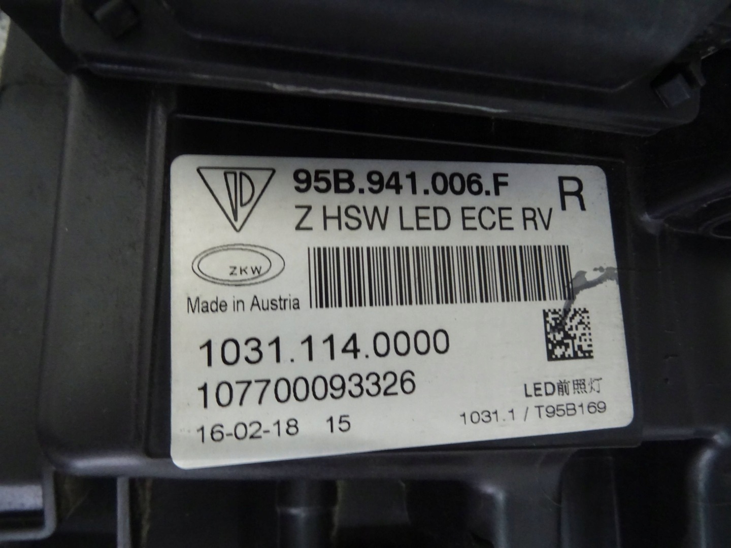 Frontscheinwerfer Porsche Macan 95B LED Links Scheinwerfer Headlight - Thumbnail 8