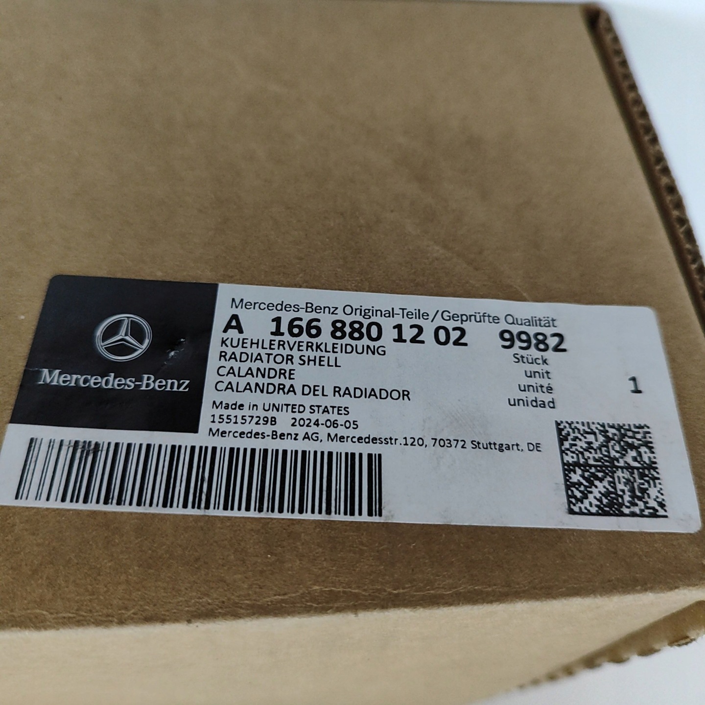 Mercedes-Benz GLS W166 Kühlergrill FRONTGRILL Kühlergitter A1668801202 - Thumbnail 7