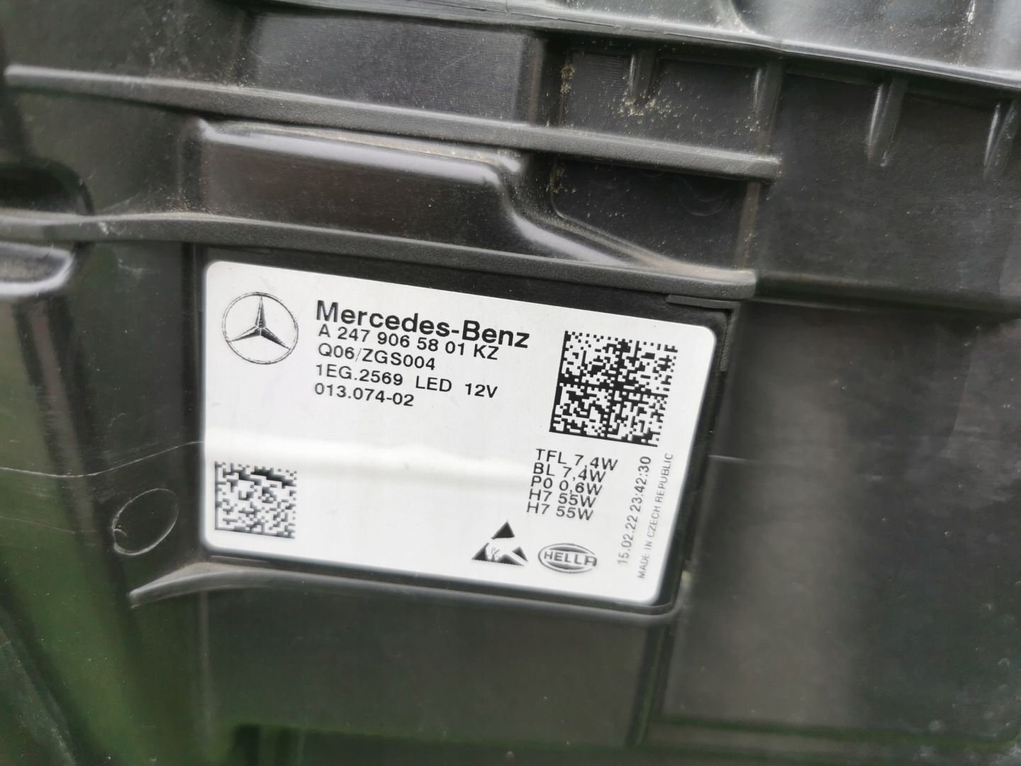 Frontscheinwerfer Mercedes-Benz GLA W247 A2479065801 LED Rechts Headlight - Thumbnail 7