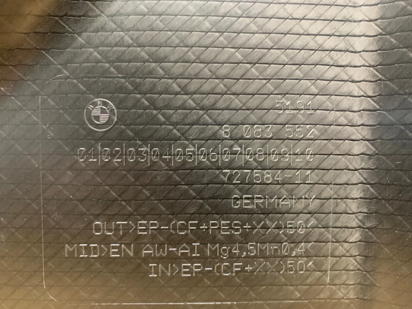 Motorhaube BMW 4 G82 Bonnet 8083552 Hood - Thumbnail 8
