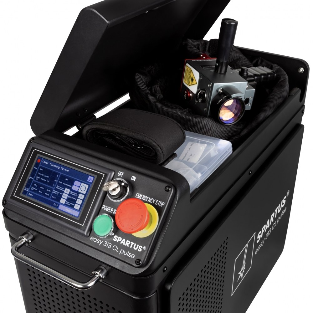 PULSACYJNA OCZYSZCZARKA LASEROWA SPARTUS Easy 313CL PULSE MINI czyszczarka 