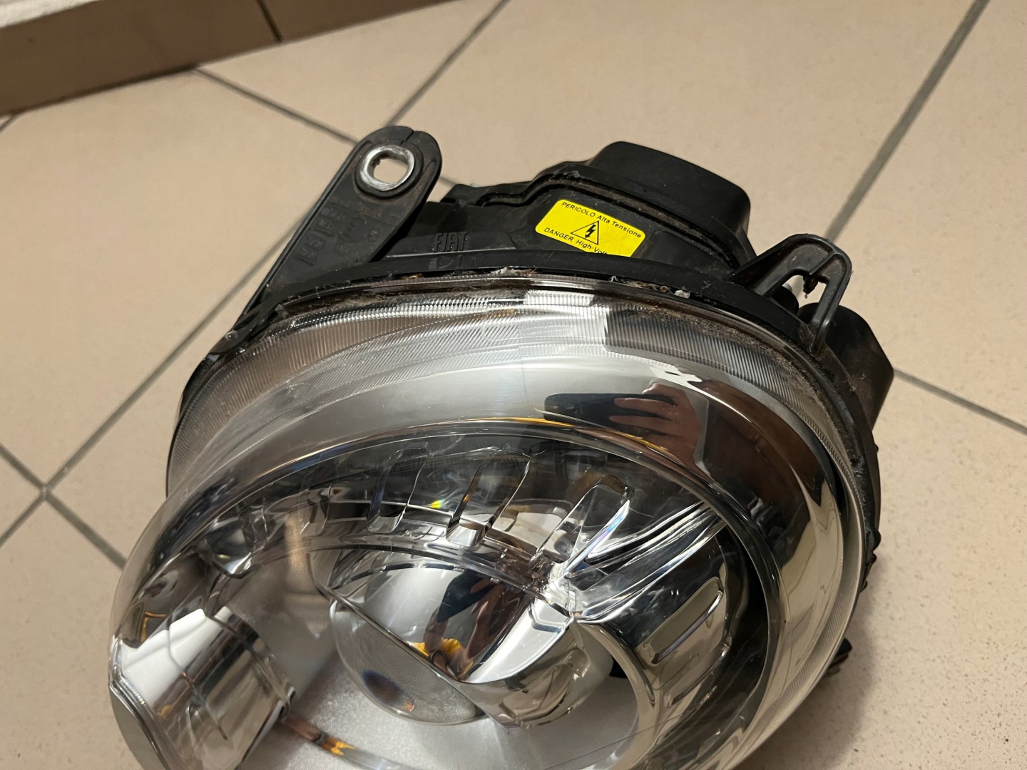 Frontscheinwerfer Fiat 500 ZAF 120 Xenon Links Scheinwerfer Headlight - Thumbnail 4