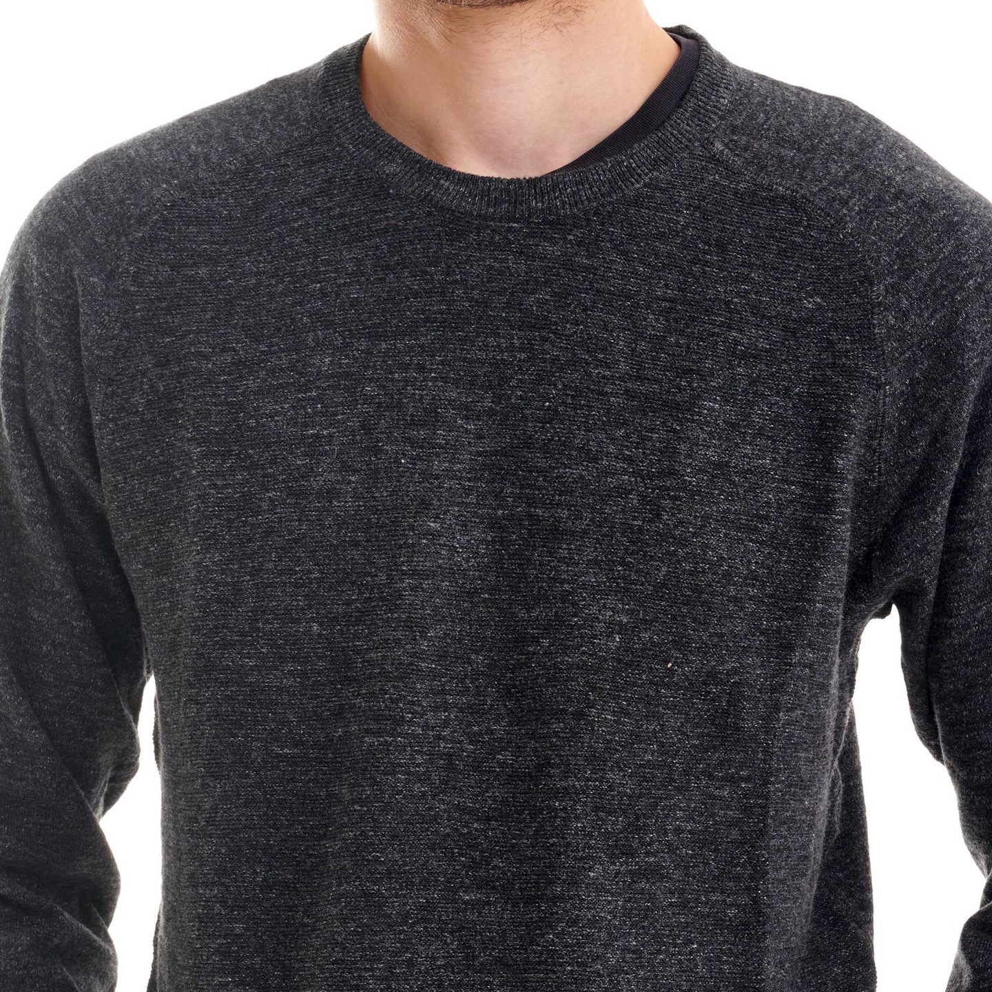OVY Original Fabric Basic Crew Neck Lサイズ Grey Mélange Oasi Cashmere Crewneck SS25 22884976 | Zegna NL