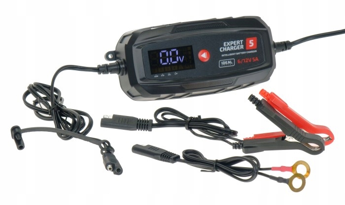PROSTOWNIK IDEAL EXPERT CHARGER 5 6/12V INTELIGENTNY PROSTOWNIK REGENERACJA