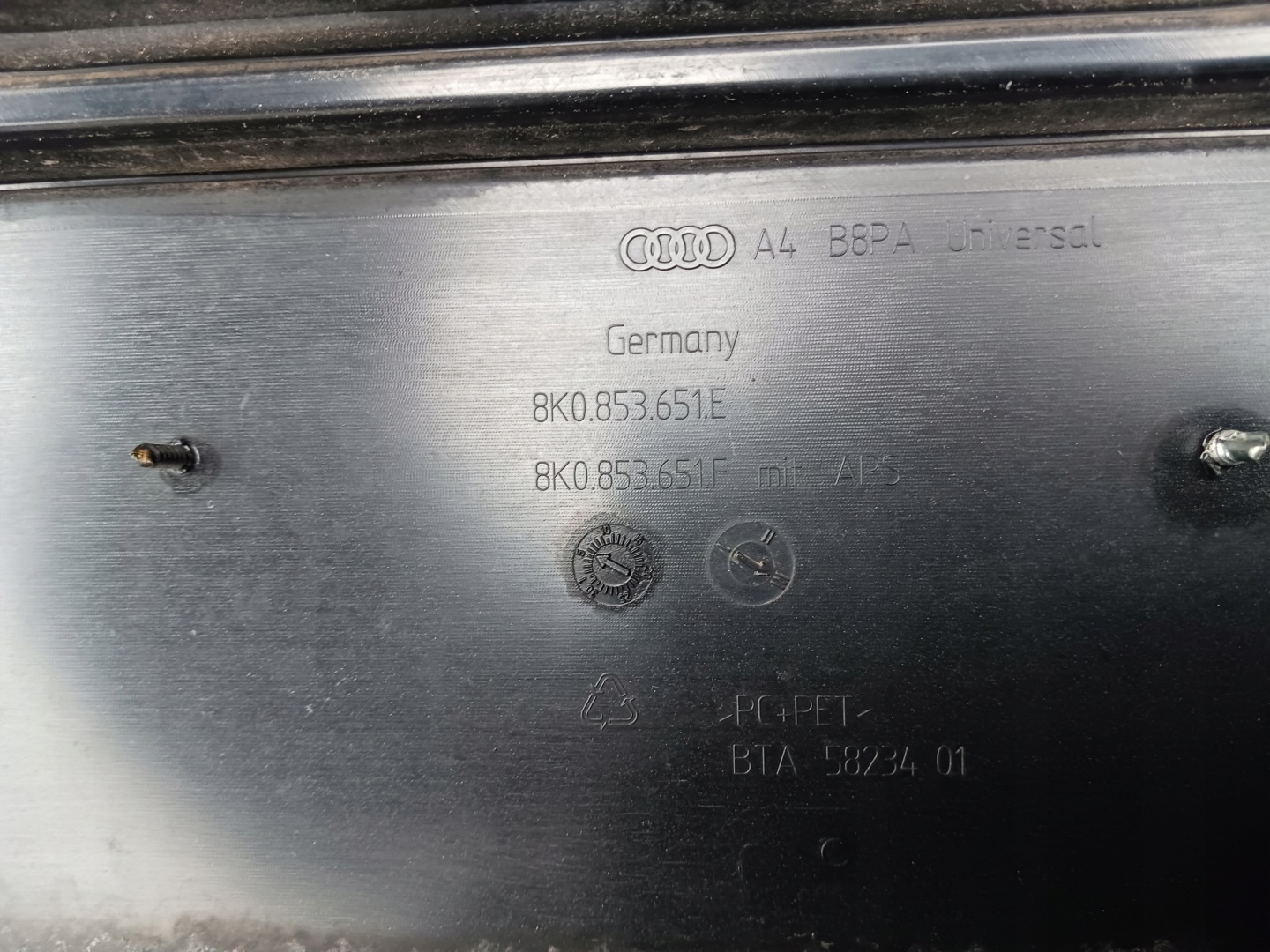 Audi A4 B8 Kühlergrill FRONTGRILL Kühlergitter 8K0853651EN - Thumbnail 4