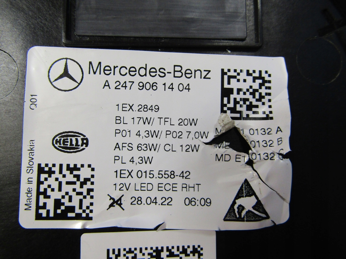 Frontscheinwerfer Mercedes-Benz B-Klasse W247 A2479061404 Multibeam LED Rechts Headlight - Thumbnail 6