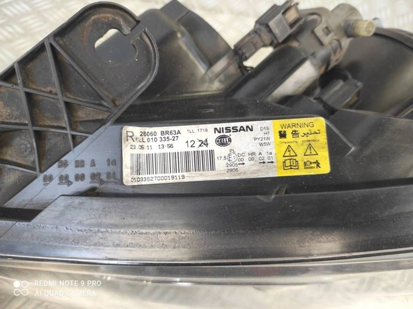 Frontscheinwerfer Nissan Qashqai J10 26010BR63A Xenon Links Headlight - Thumbnail 10