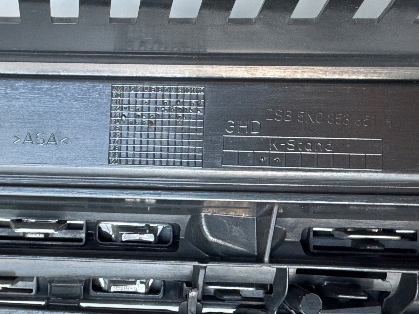 VW Tiguan Kühlergrill FRONTGRILL Kühlergitter 5N0853651H - Thumbnail 10