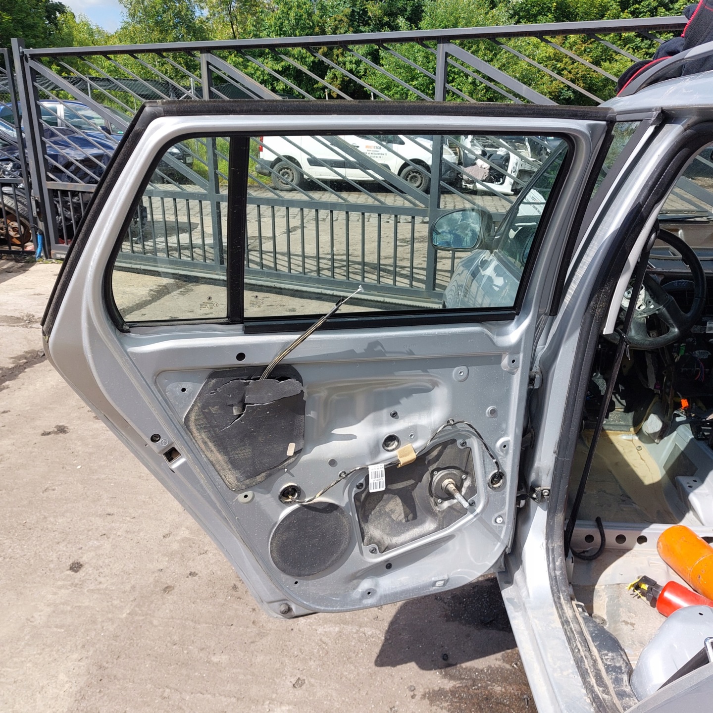 Skoda Fabia 6Y Tür Hinten Links Kombi Door Porta Porte - Thumbnail 7