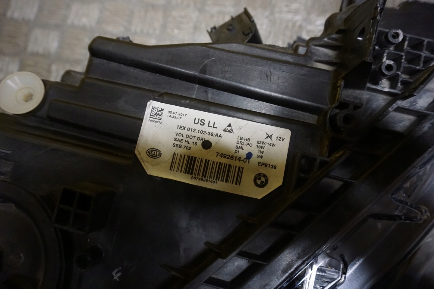 Frontscheinwerfer BMW 3 F31 7492614 LED Rechts Scheinwerfer Headlight - Thumbnail 6