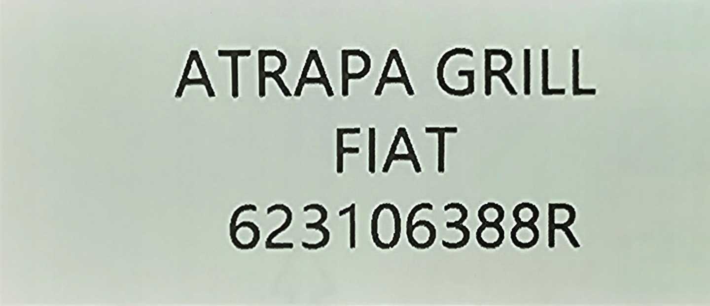 Fiat Talento ZAF 296 Kühlergrill FRONTGRILL Kühlergitter 623106388R - Thumbnail 10