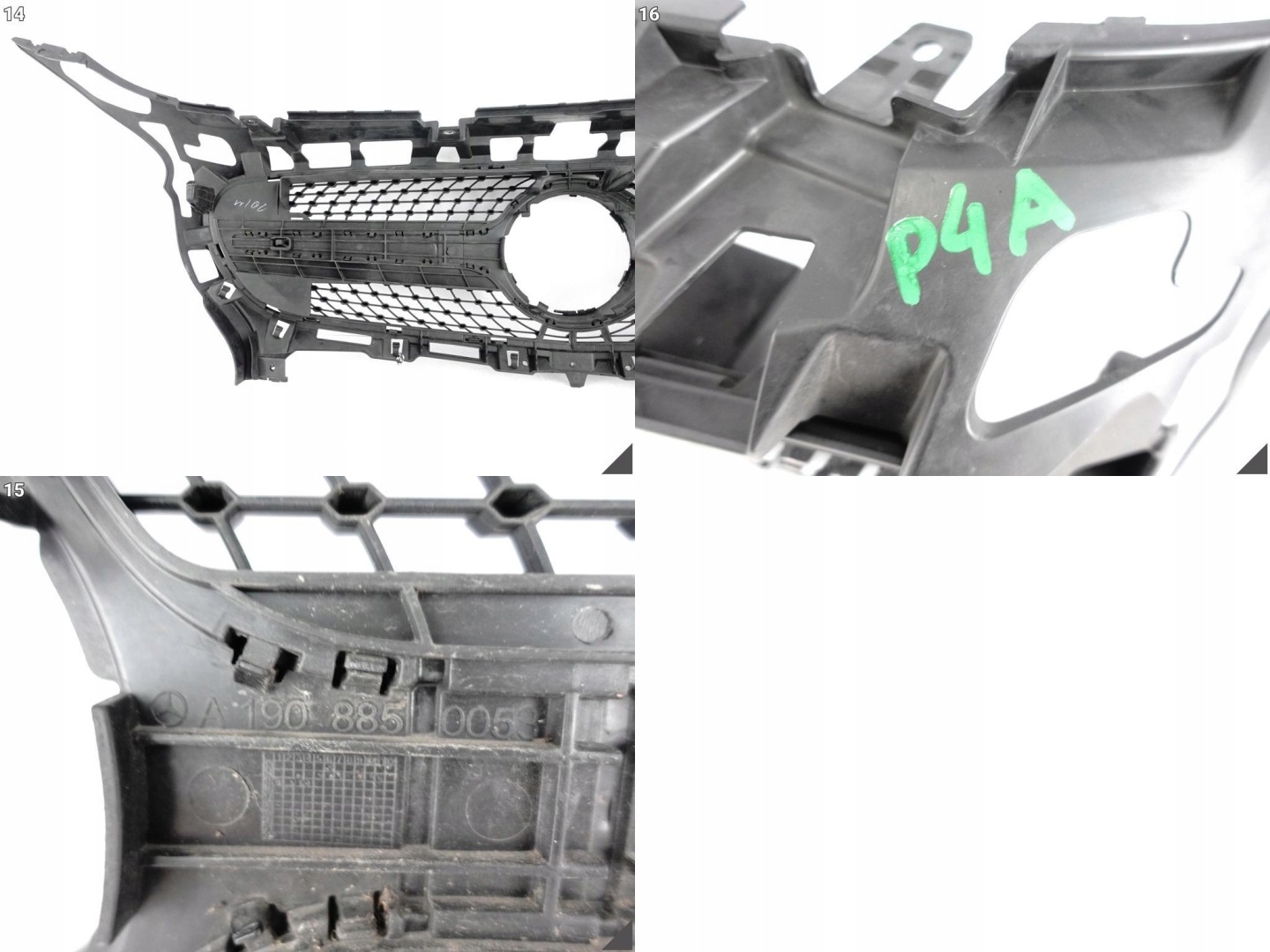 Mercedes-Benz AMG GT W190 Kühlergrill FRONTGRILL Kühlergitter A1908850053 - Thumbnail 12