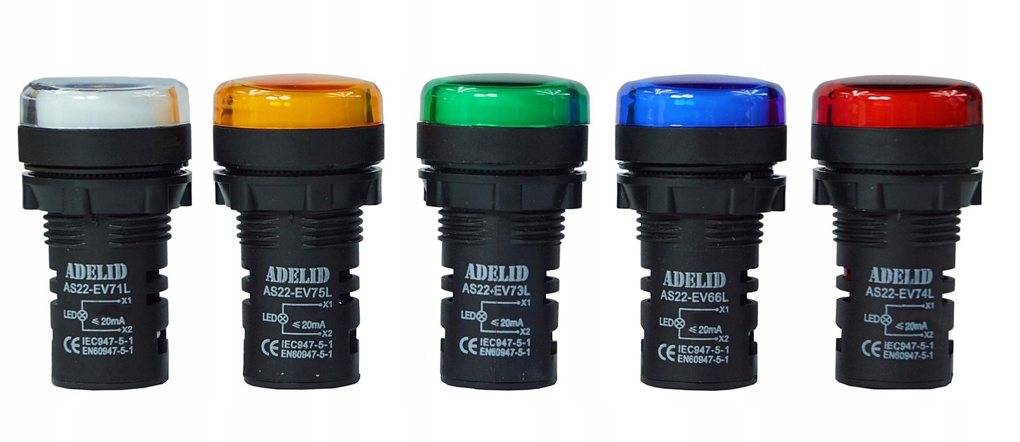 КОНТРОЛЬНАЯ ЛАМПОЧКА УПРАВЛЕНИЯ СВЕТОДИОДНАЯ 24В 22ММ ЖЕЛТАЯ купить в ...