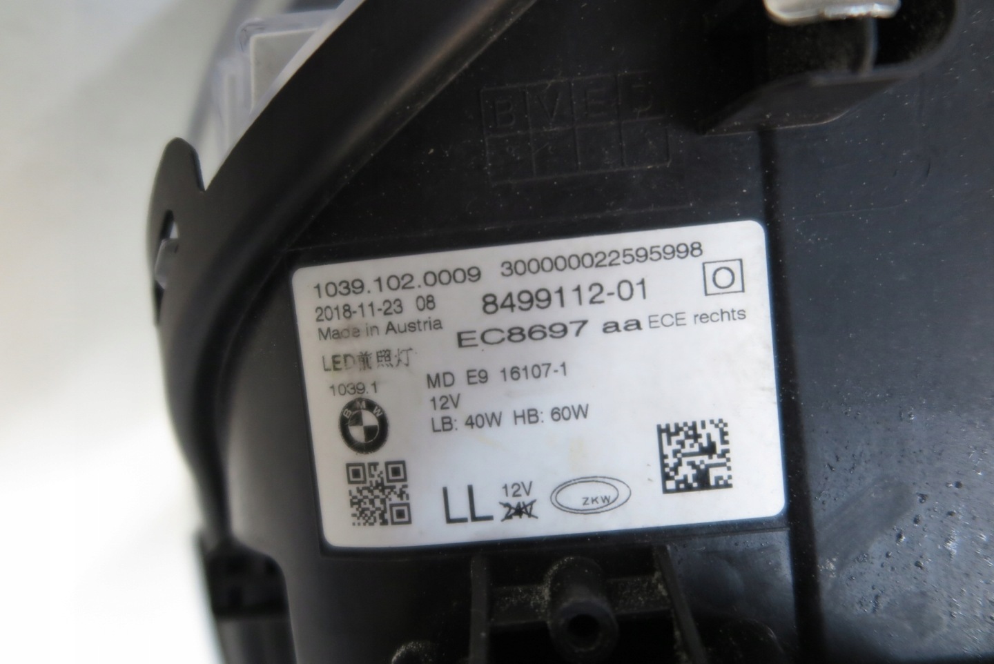 Frontscheinwerfer BMW 5 G31 8499112 LED Rechts Scheinwerfer Headlight - Thumbnail 10