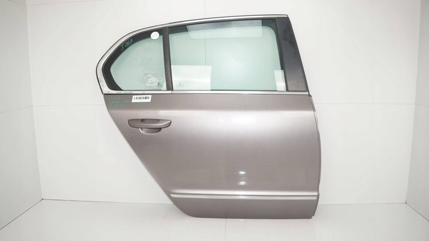 Skoda Superb 3U Tür Hinten Rechts Limousine Door Porta Porte - Thumbnail 1