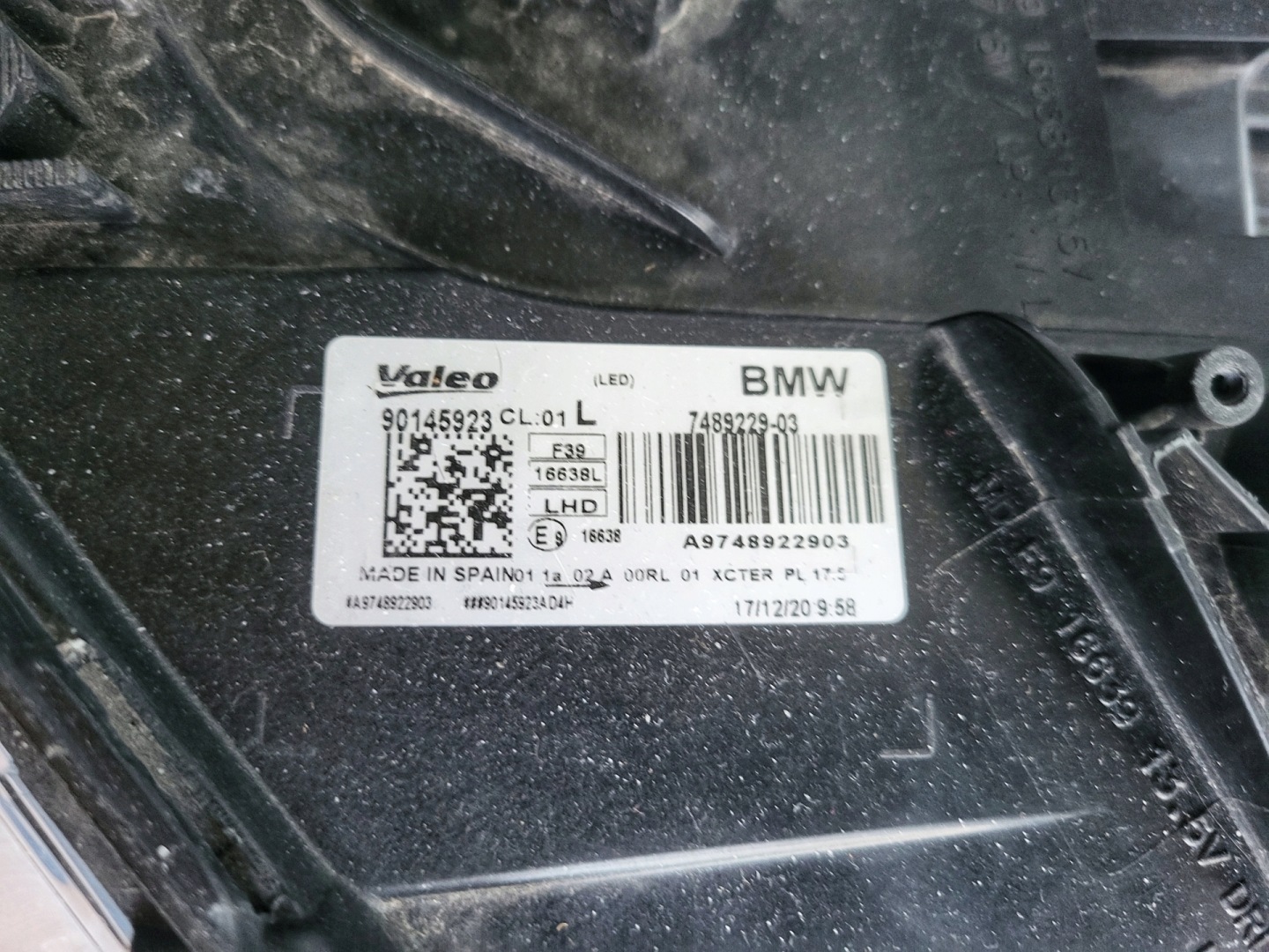 Frontscheinwerfer BMW X2 F39 7489229 LED Links Scheinwerfer Headlight - Thumbnail 6