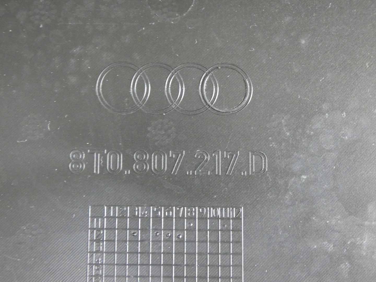 Audi 8T0 Kühlergrill FRONTGRILL Kühlergitter 8T0807217D - Thumbnail 8