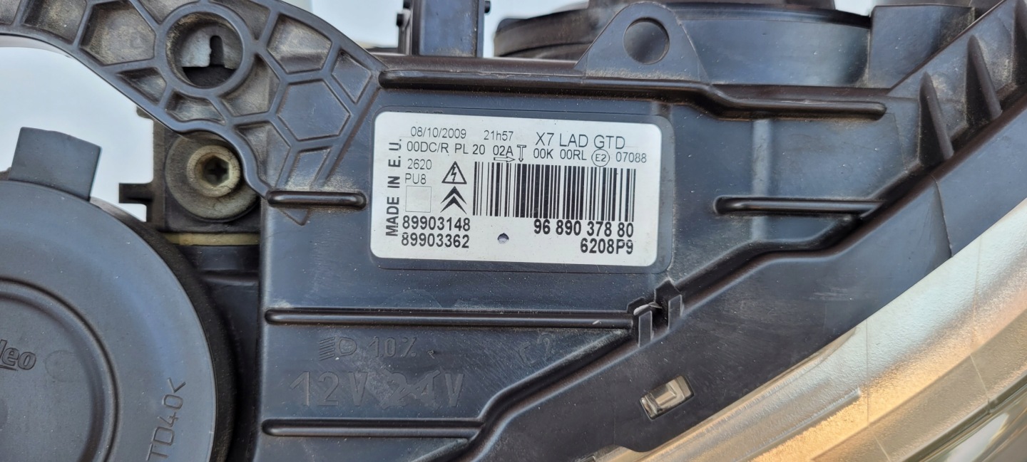 Frontscheinwerfer Citroen C5 9689037780 Xenon Links Scheinwerfer Headlight - Thumbnail 10