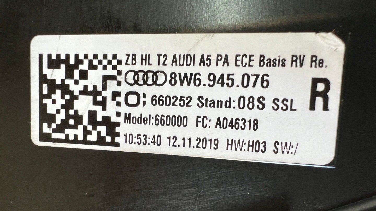Audi A5 Rückleuchte 8W6945076T Rearlamp - Thumbnail 8